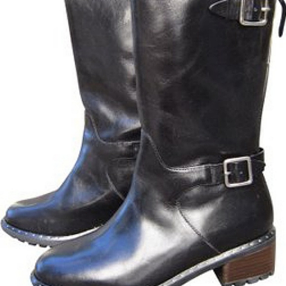 UGG Leather Italian Moto Boot